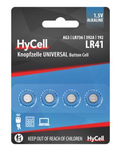 Alkaline Coin cells LR41 / LR736 / AG3