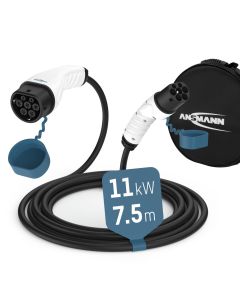 Car charger cable 11 kW type 2 750 cm