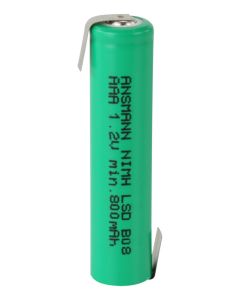 NiMH Rechargeable battery  / 800 mAh maxE with solder tail