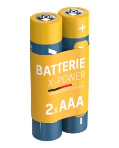 X-Power Alkaline Battery AAA / LR03 2 pcs. shrink