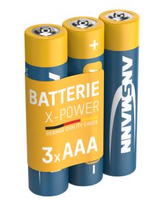 X-Power Alkaline Battery AAA / LR03 3 pcs. shrink