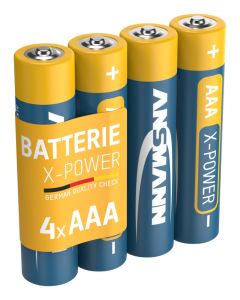 X-Power Alkaline Battery AAA / LR03 4 pcs. shrink